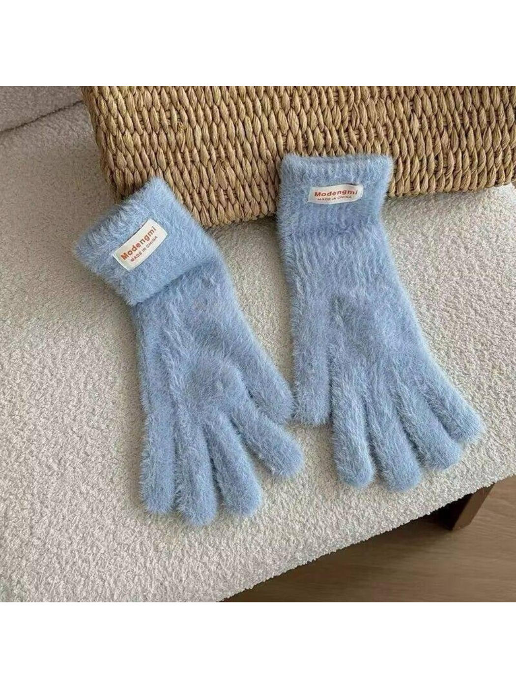 Gloving - Fuzzy Texture Cuffed Gloves