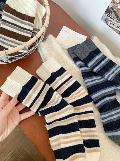 Rufia - Soft Stripe Crew Socks