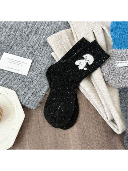 Rufia - Soft Dog Accent Crew Socks