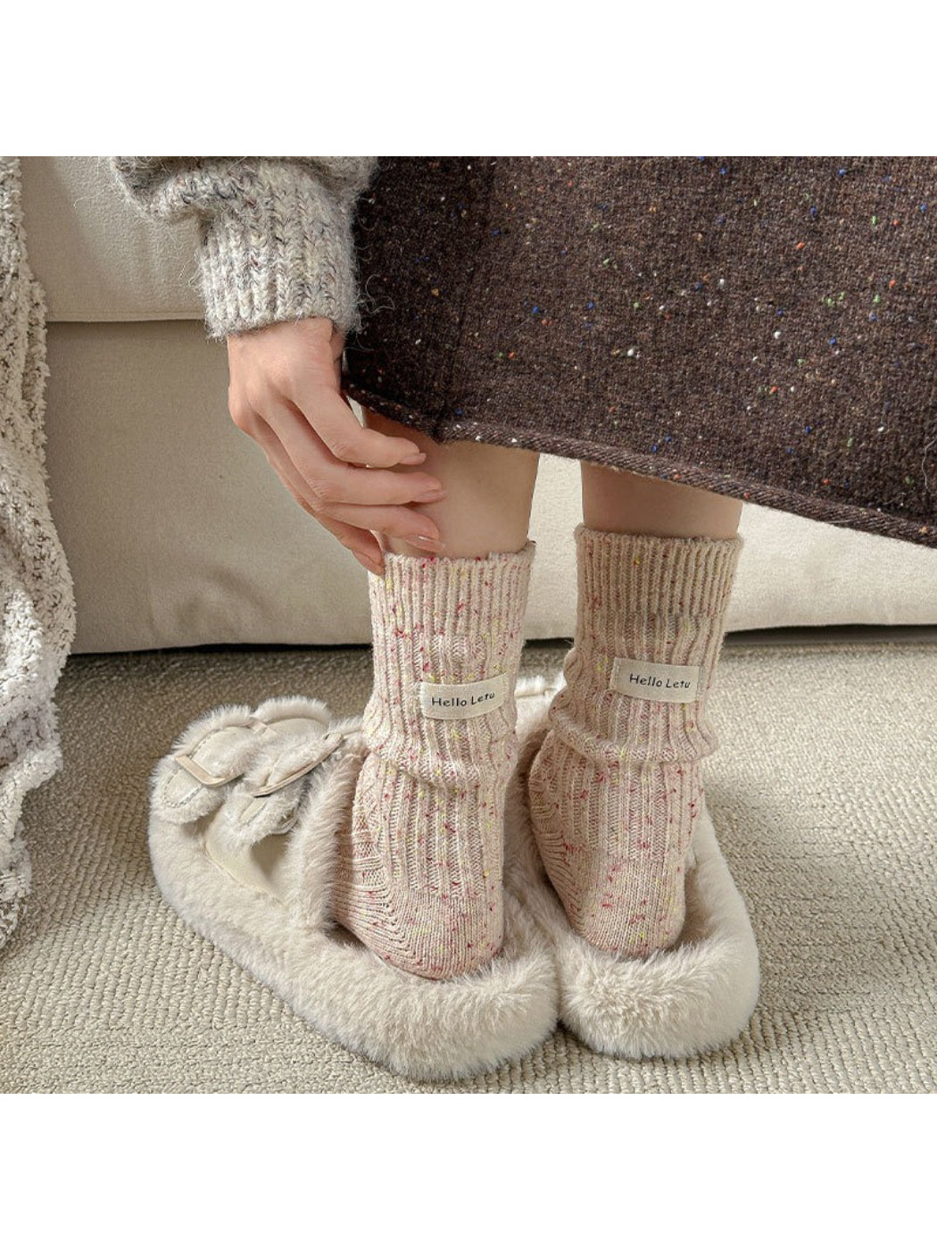 Rufia - Color Fleck Crew Socks product image 4