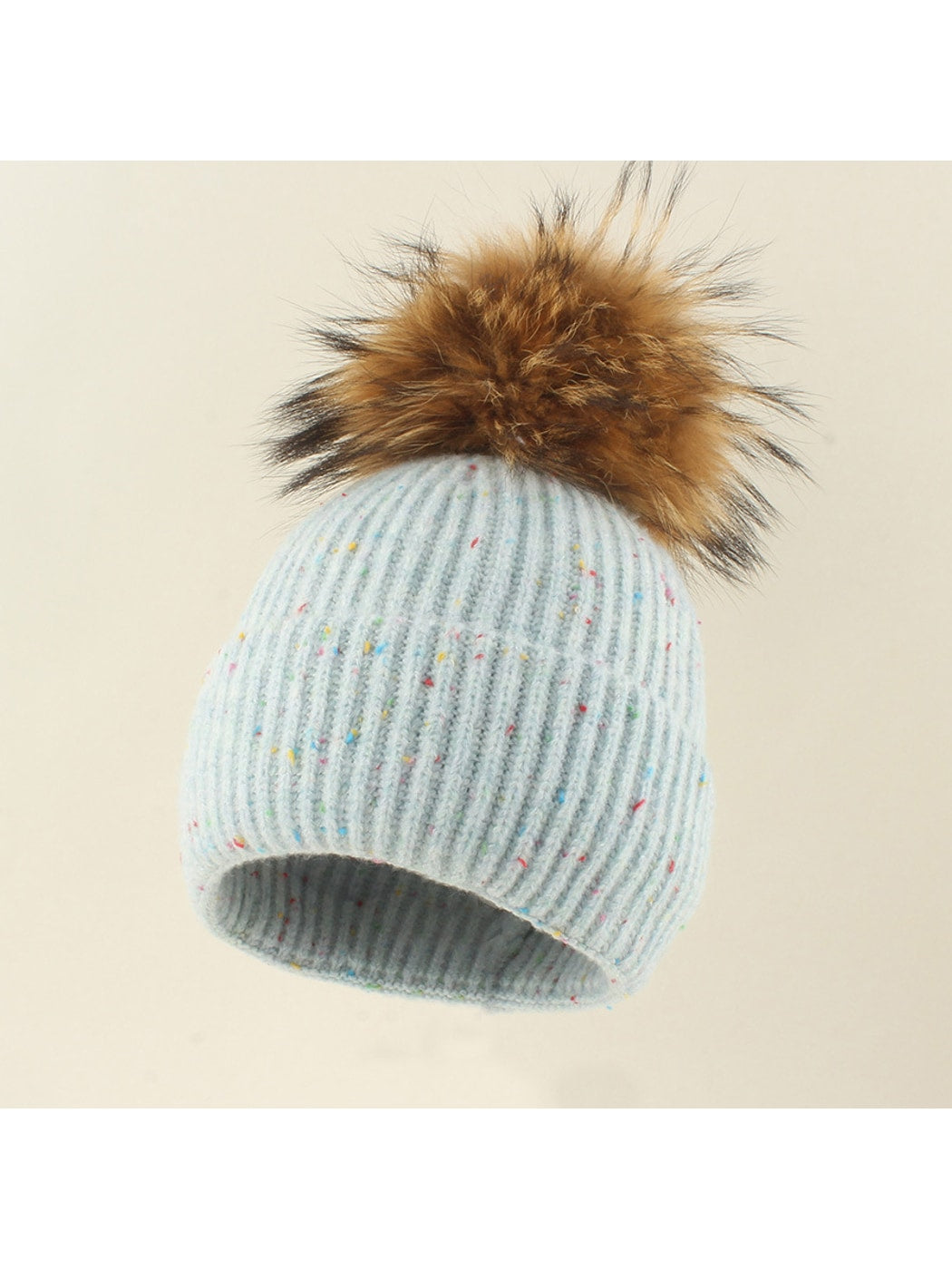 Haila - Simple Round Top Outdoor Knit Beanie
