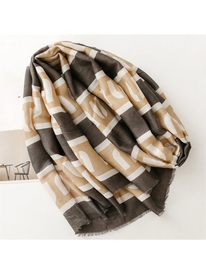 Scarvii - Graphic Stripe Pattern Everyday Scarf