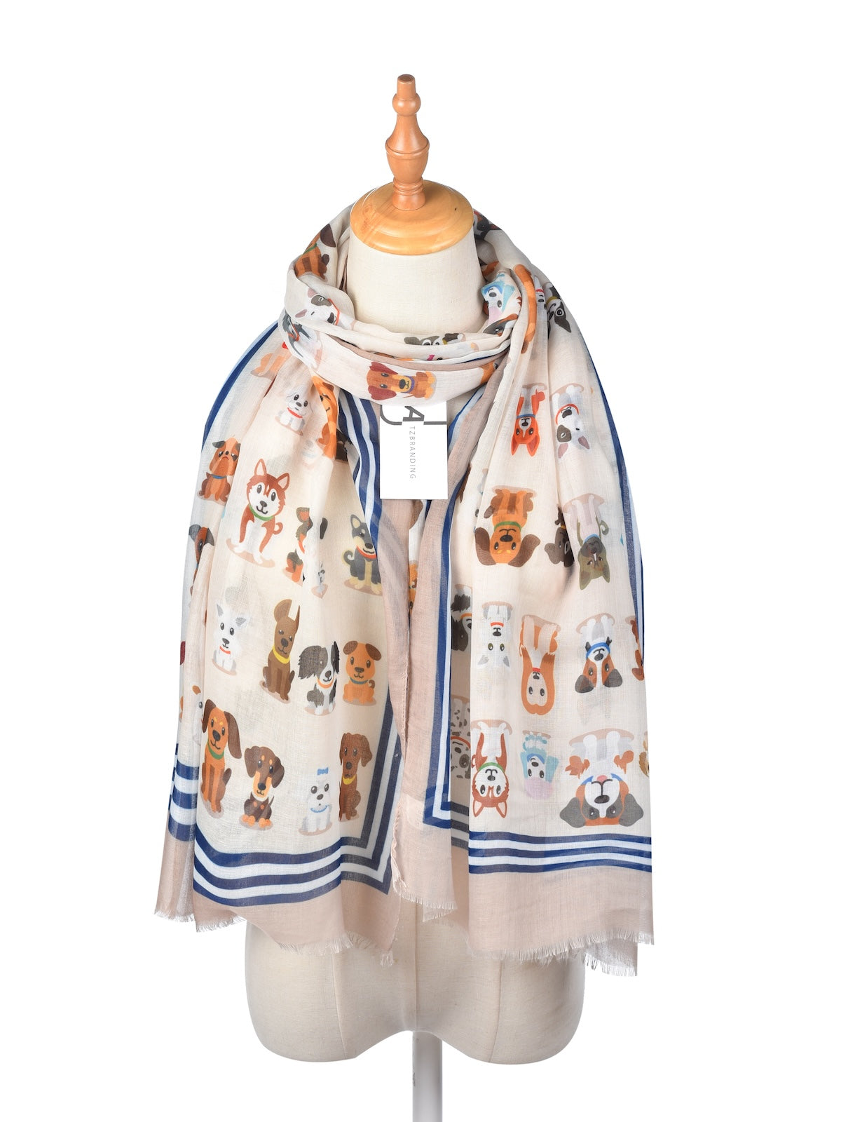Scarvii - Dog Print Scarf