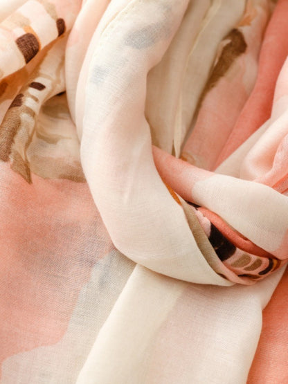 Scarvii - Oversized Landscape Print Scarf