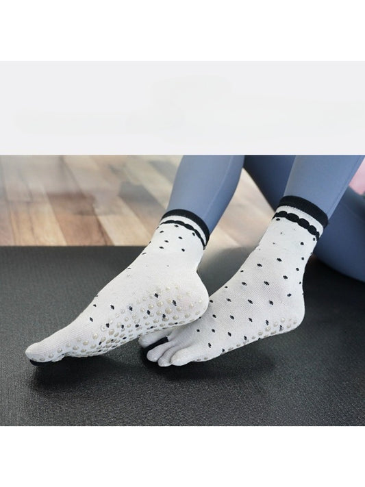 Rufia - Five-Toe Non-Slip Yoga Socks