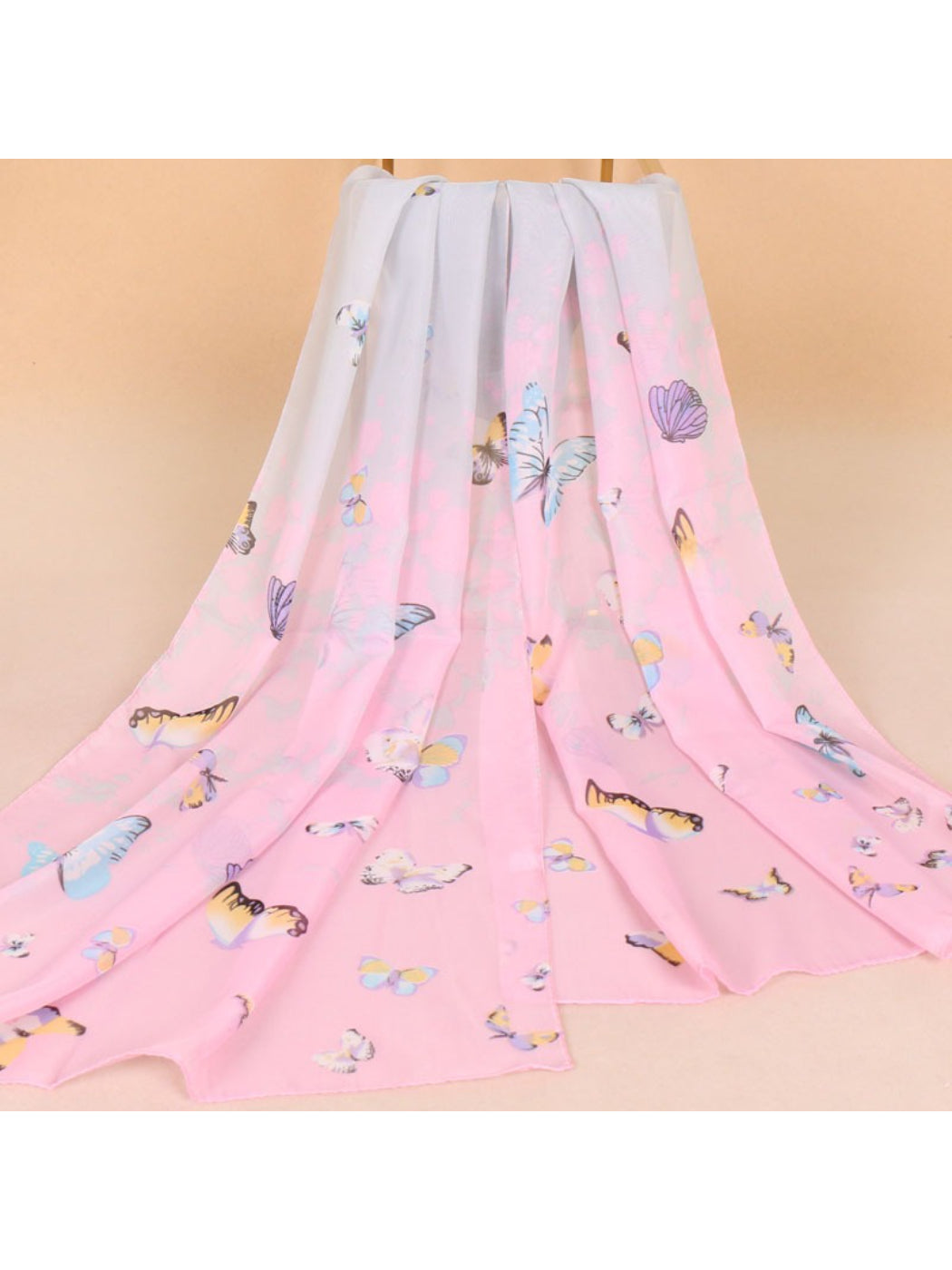 Scarvii - Spring Summer Butterfly Print Scarf