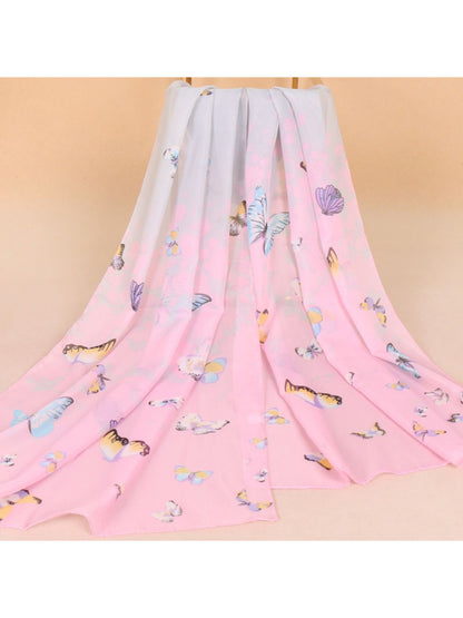 Scarvii - Spring Summer Butterfly Print Scarf
