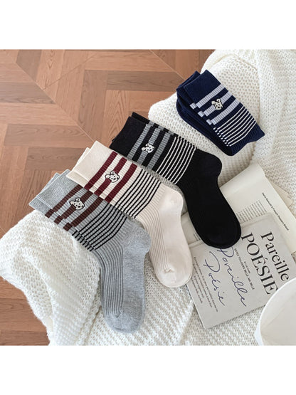 Rufia - Classic Stripe Cat Crew Socks product image 1