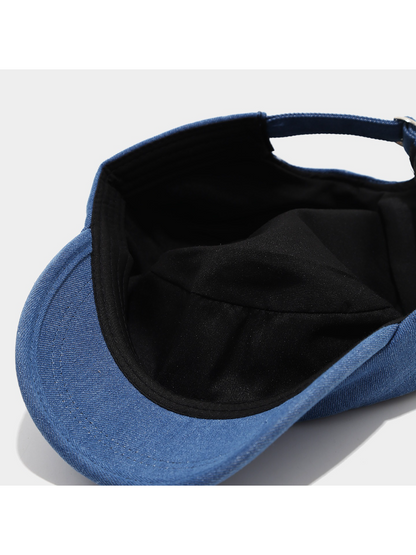 Haila - Flat Top Curved Brim Cadet Cap