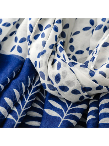 Scarvii - Botanical Border Print Scarf