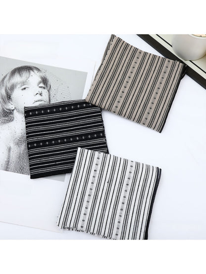Scarvii - Minimal Striped Pattern Decorative Triangle Bandana