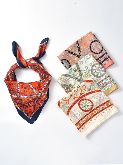 Scarvii - Vintage Pattern Square Scarf