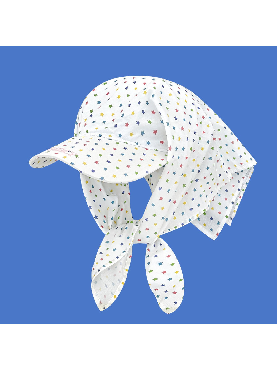 Side view of Haila baseball cap highlighting curved brim