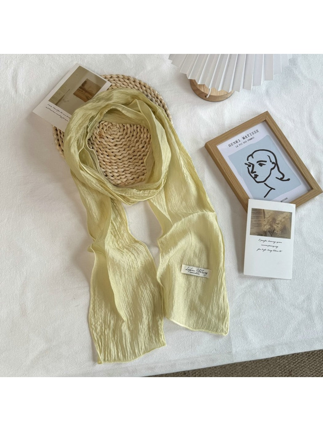 Scarvii - Minimal Long Narrow Neck Styling Scarf