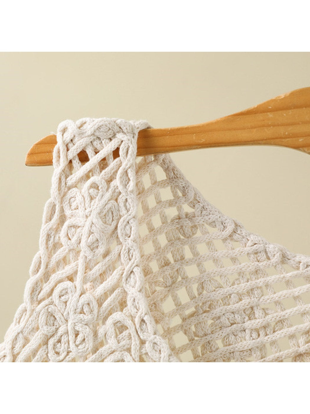 Crosa - Geometric Hollow-Out Sleeveless Knit Vest