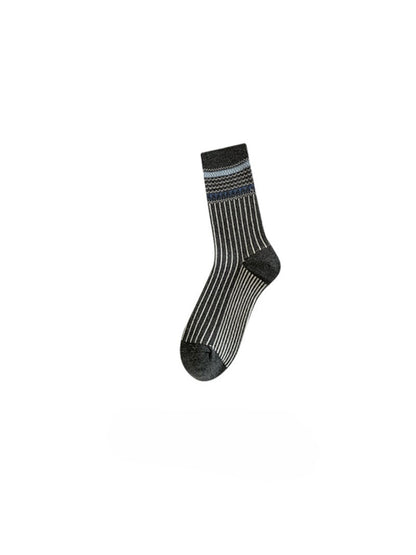 Rufia - Mixed Textured Pattern Crew Socks