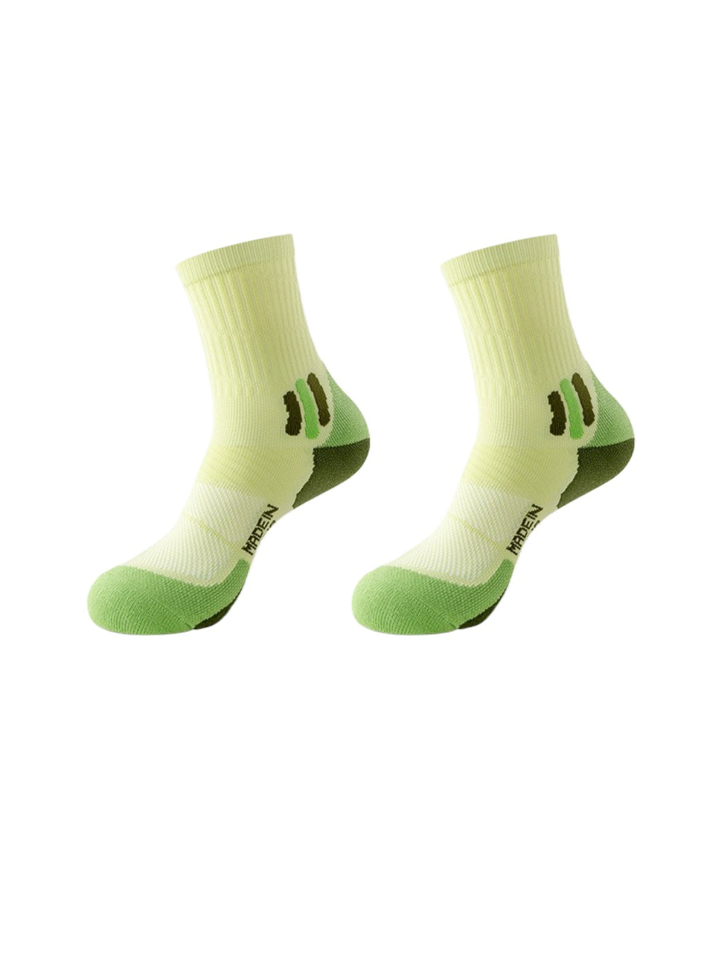 Rufia - Color Block Sport Cushion Crew Socks