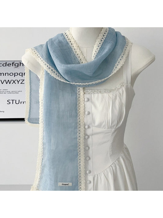 Scarvii Lace Border Lightweight Scarf product image