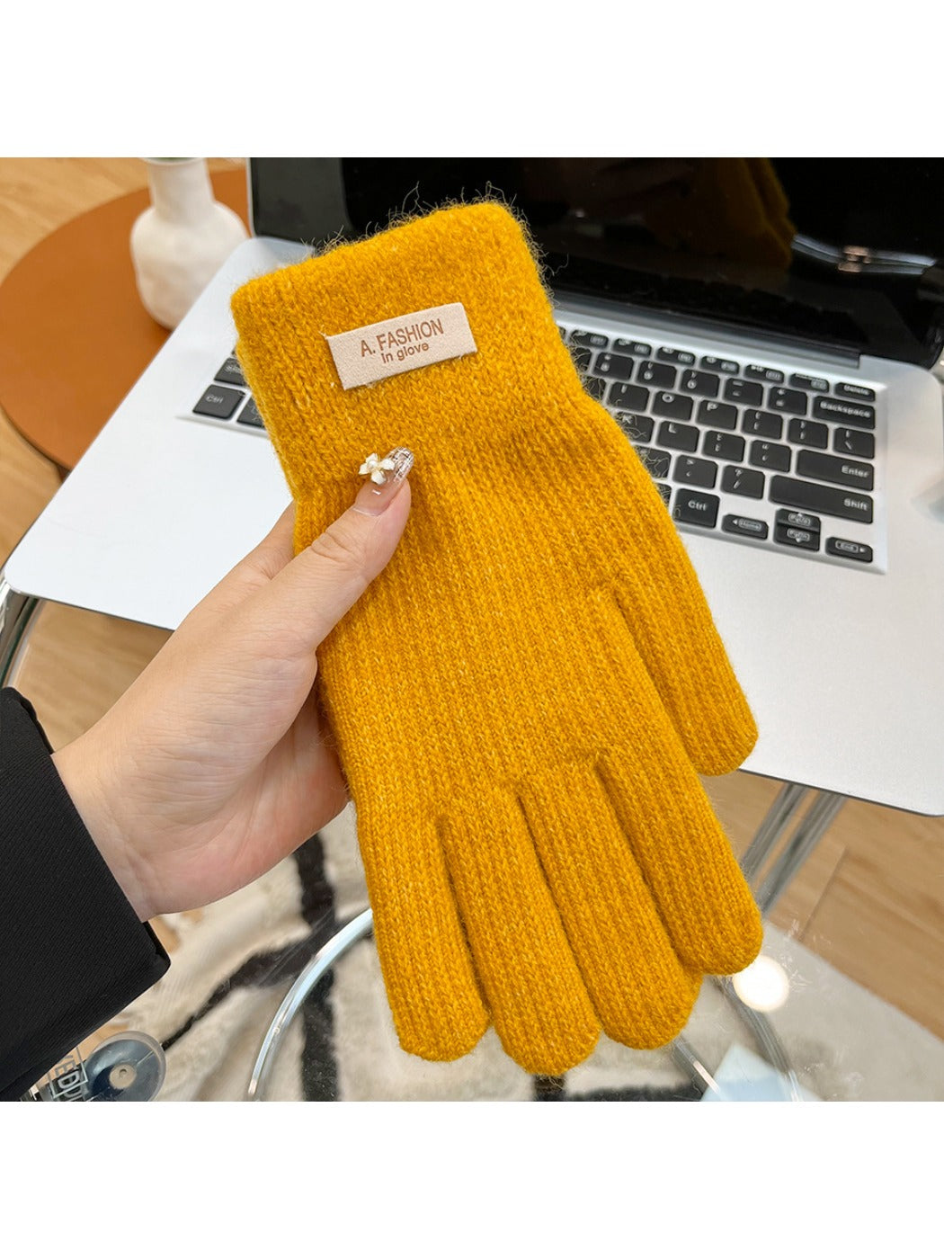 Gloving - Candy Color Touchscreen Knit Gloves