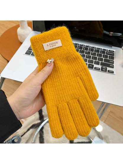 Gloving - Candy Color Touchscreen Knit Gloves