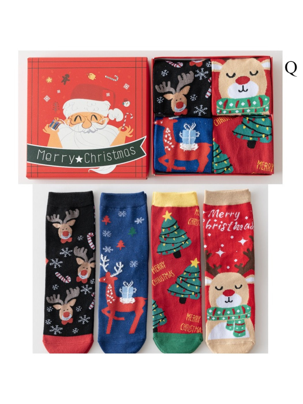Rufia - Christmas Socks Gift Box Set - Cute & Festive