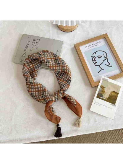 Scarvii - Patterned Simple Style Square Scarf