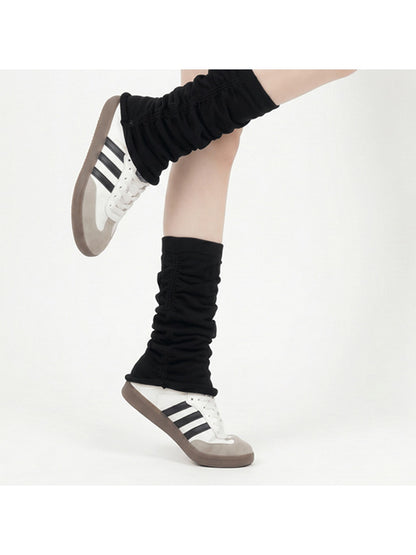 Cozyra - Ruched Mid-Calf Leg Warmers