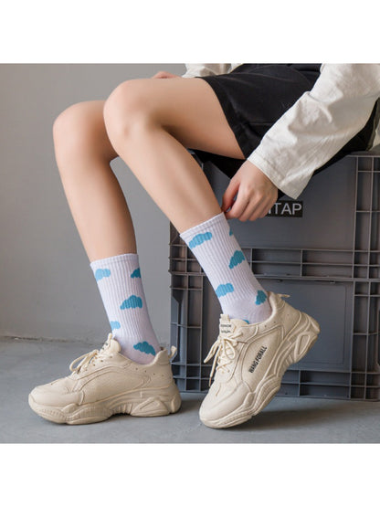 Rufia - Cloud Splash Crew Socks