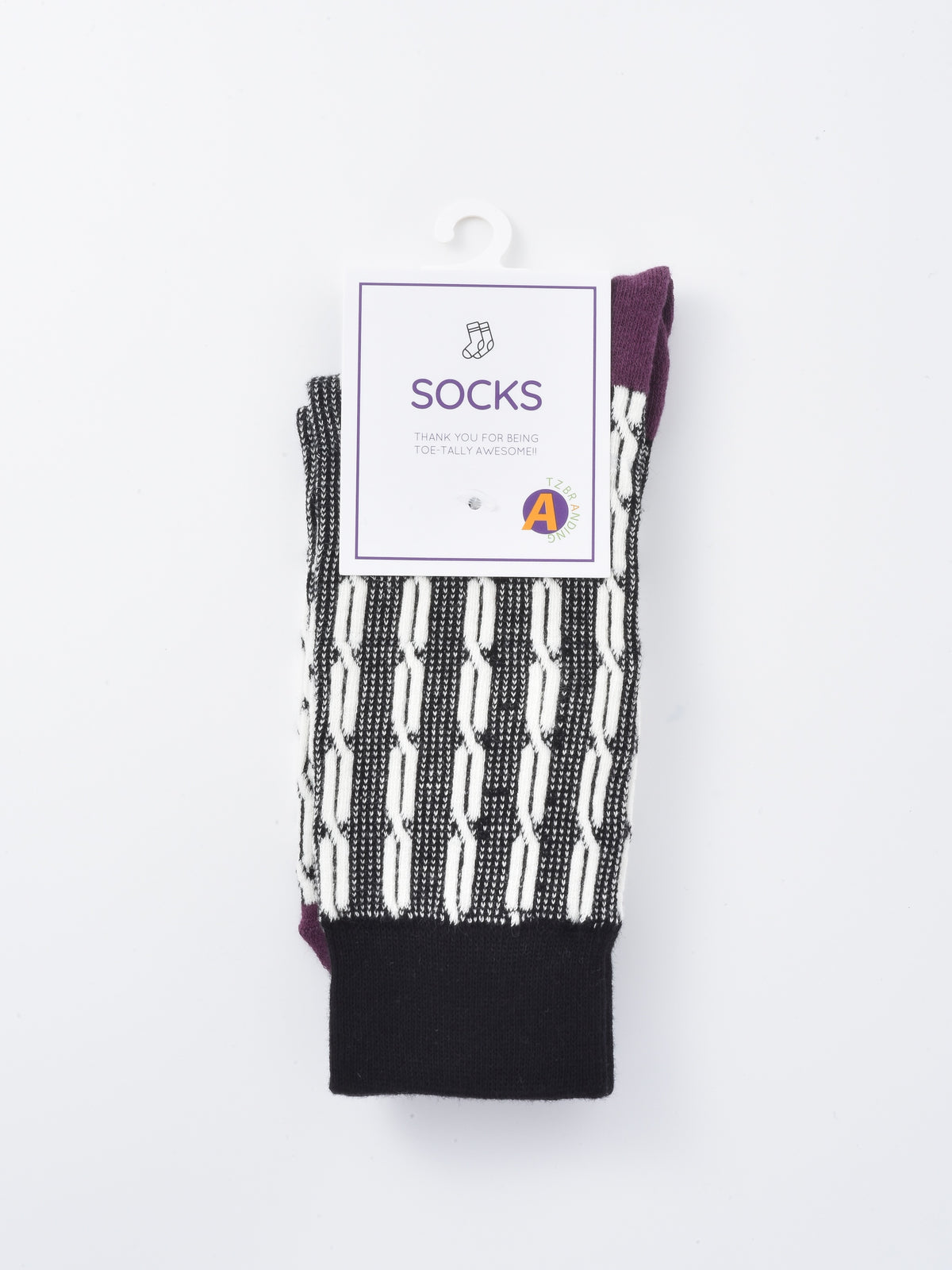 Rufia - Bold Graphic Knit Crew Socks