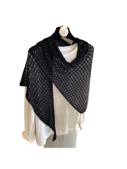 Scarvii - Elegant Sheer-Look Drape Shawl Scarf