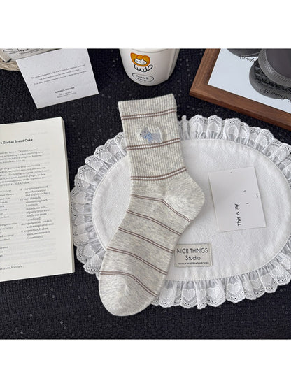 Rufia - Cute Dog Pattern Crew Socks product image 5