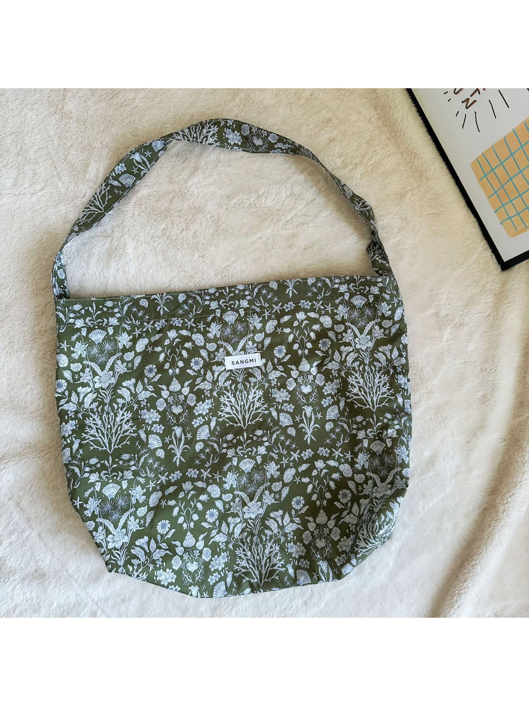 Cosbai - Vintage Floral Slouchy Bag
