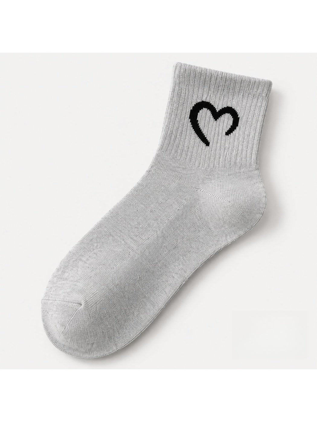 Rufia - Playful Heart Design Crew Socks