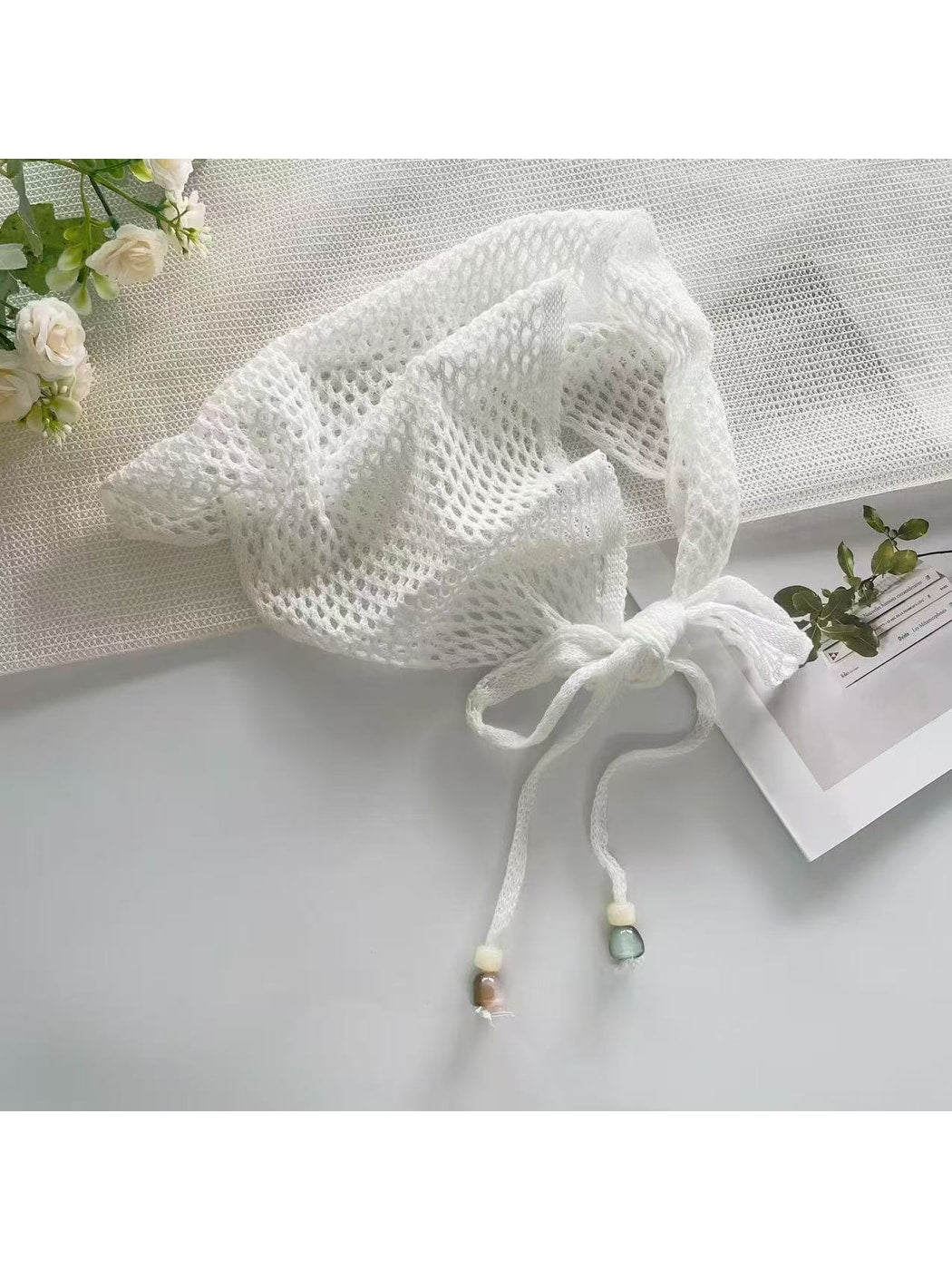 Scarvii - Hollow Out Mesh Triangle Headband