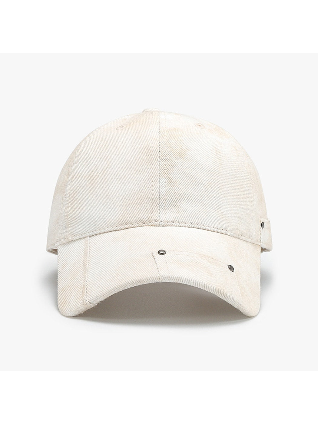 Haila - Adjustable Curved Brim Solid Color Baseball Cap