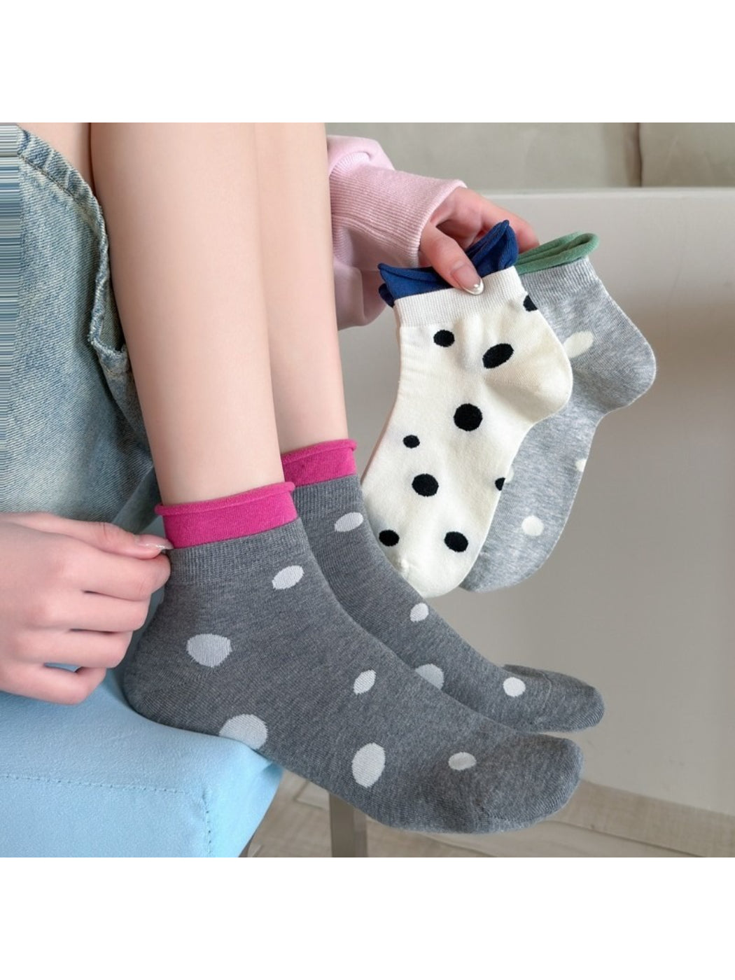 Rufia - Polka Dot Ankle Socks product image 3