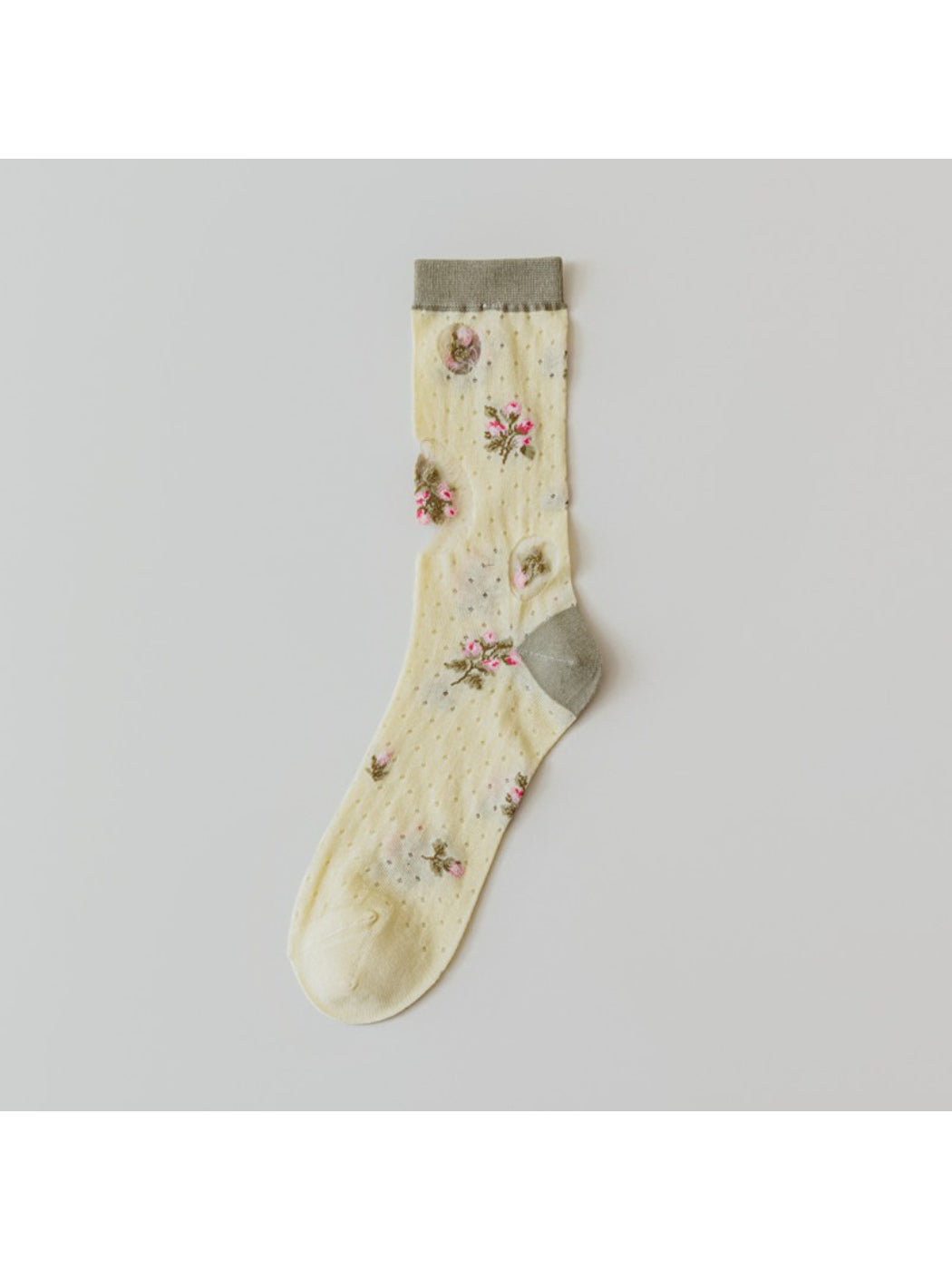 Rufia - Sheer Floral Lace Crew Socks product image 5