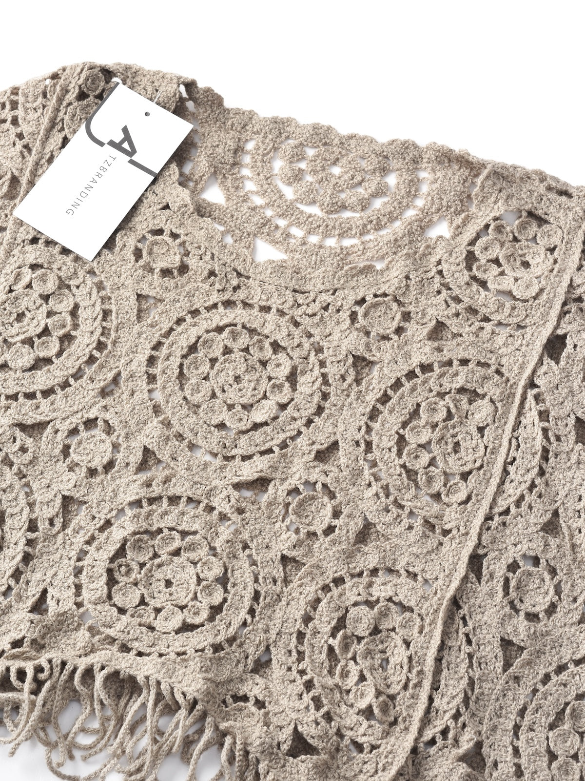 Crosa - Vintage Open-Knit Batwing Sweater