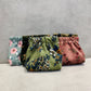 Cosbai - Vintage Corduroy Printed Portable Coin Purse