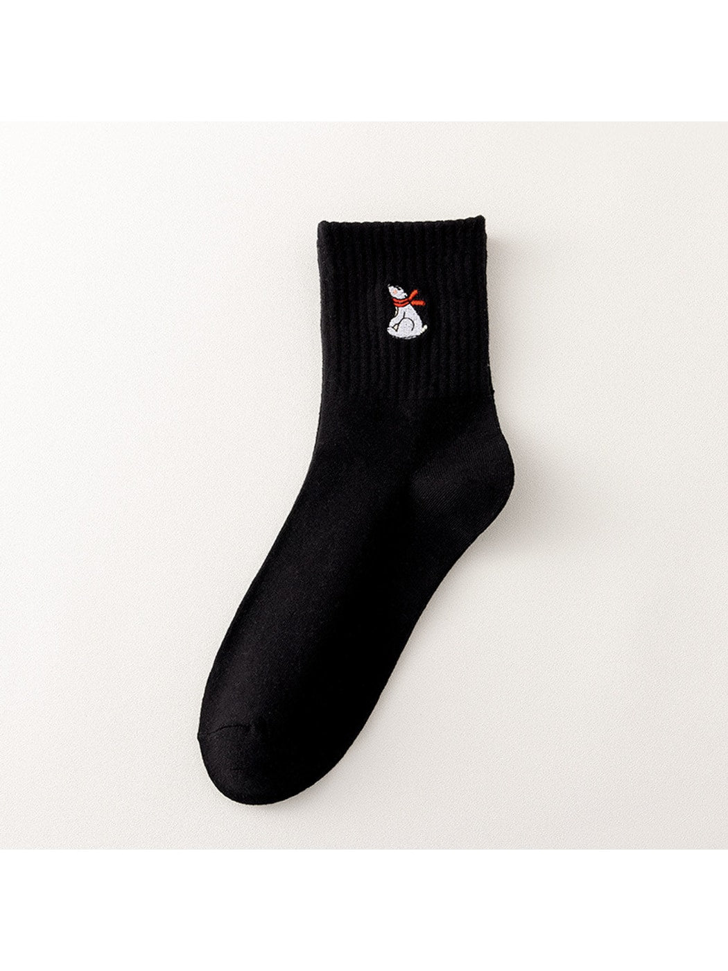 Rufia - Cute Animal Motif Everyday Crew Socks