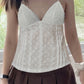 Vesty - Textured Lace Cami - Classic & Chic