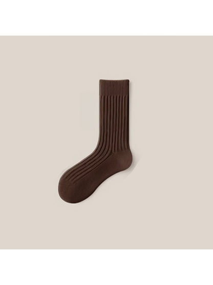 Rufia - Solid Color Everyday Crew Socks