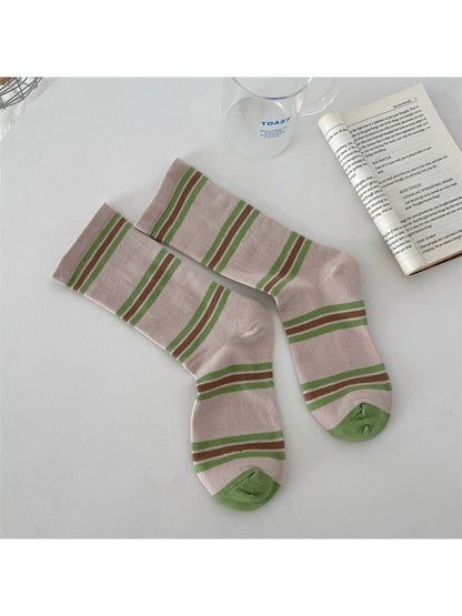 Rufia - Classic Striped Casual Fit Crew Socks product image 4
