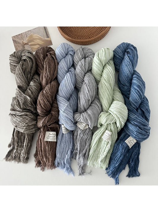 Scarvii - Vintage Solid Color Shawl & Scarf