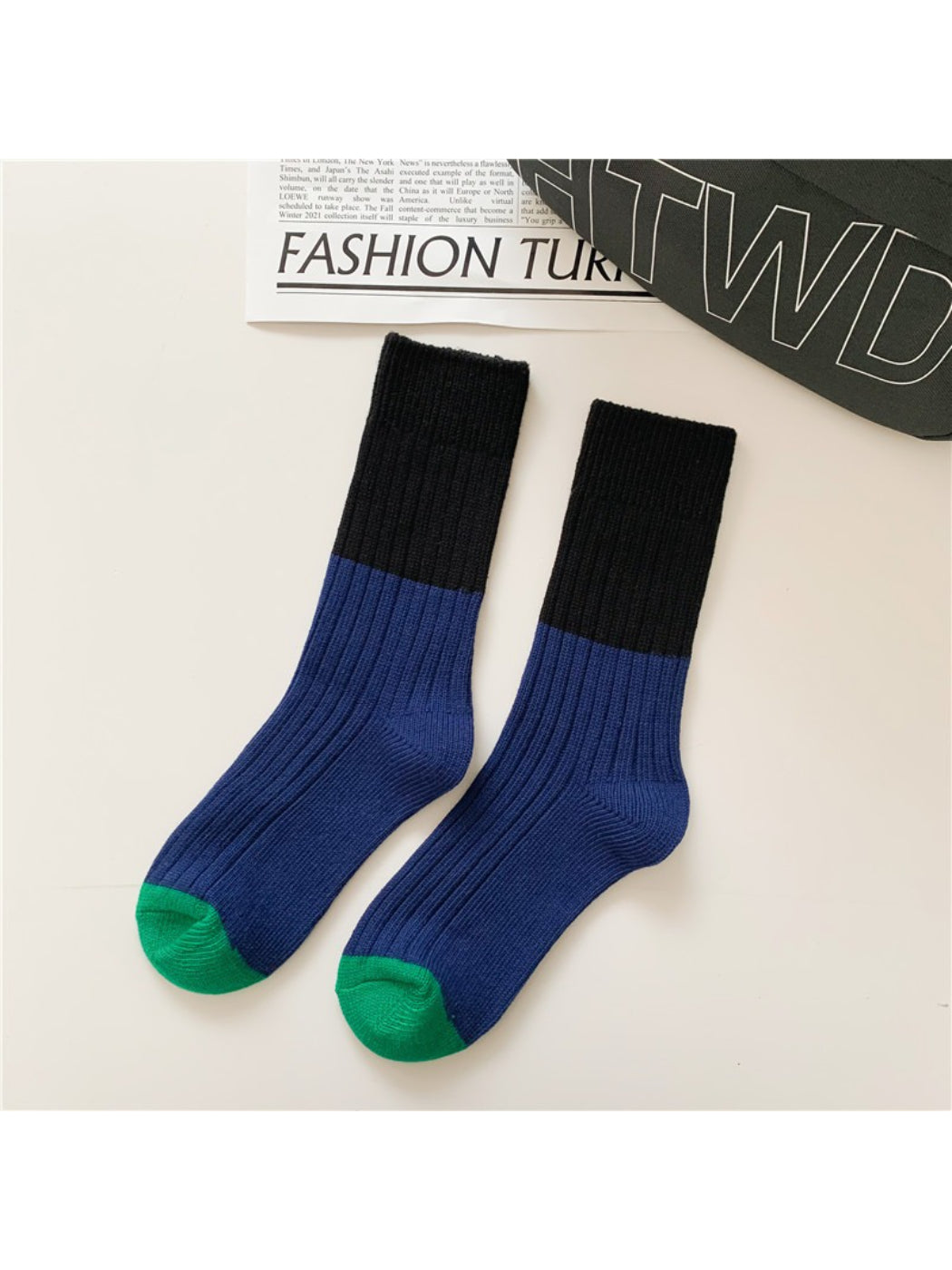 Rufia - Modern Colour Block Crew Socks product image 4