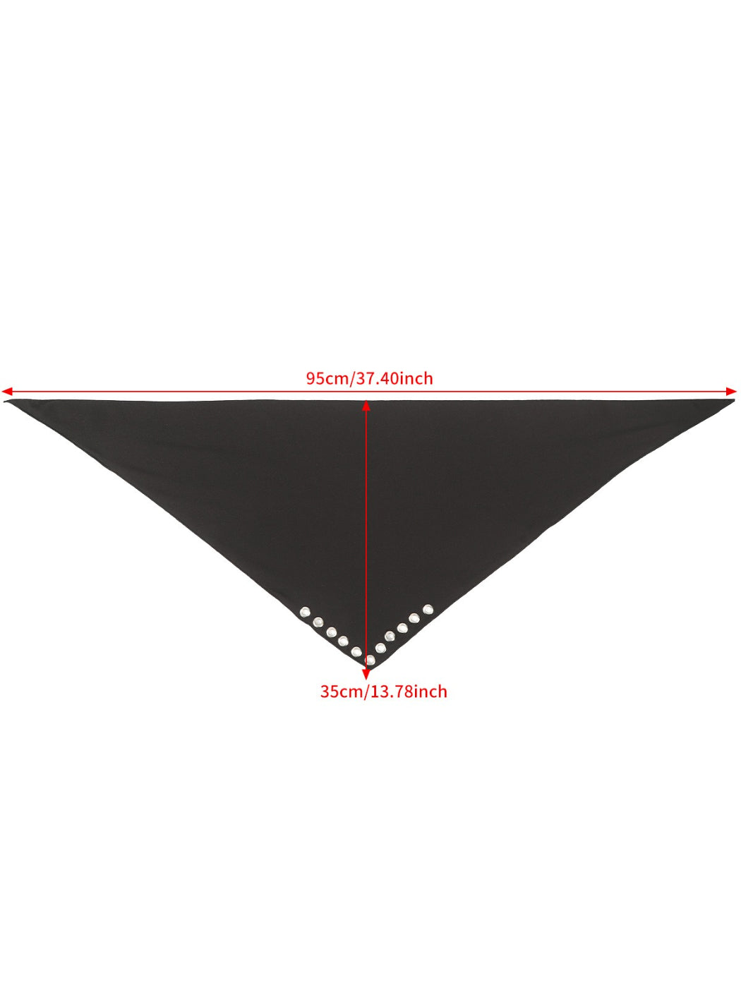 Scarvii Metal Grommet Bandana Headband