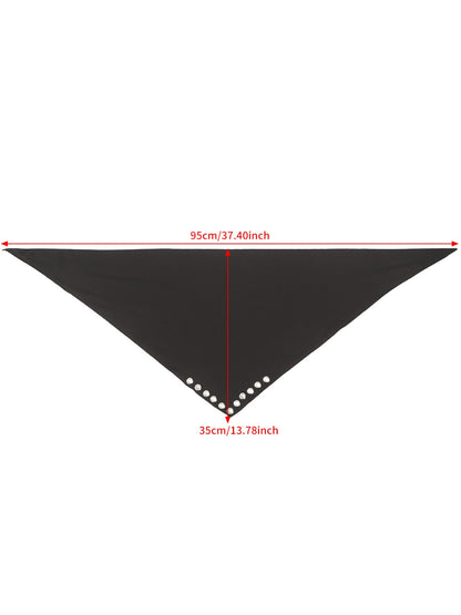 Scarvii Metal Grommet Bandana Headband