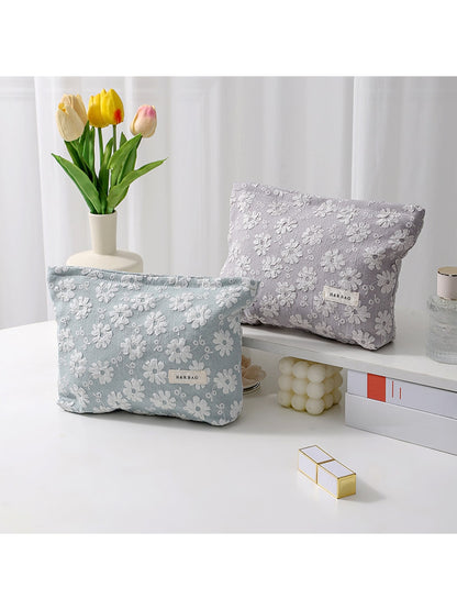 Cosbai Floral Geometric Zipper Makeup Pouch Bag product image