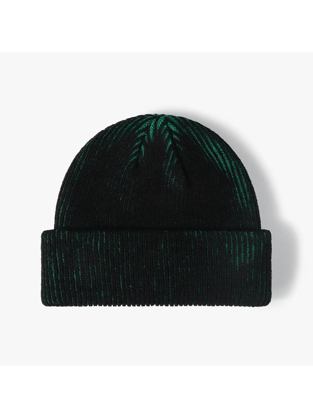 Haila - Contrast-Thread Ribbed Cuffed Knit Beanie