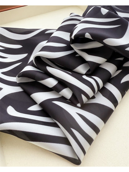 Scarvii - Zebra Print Square Scarf